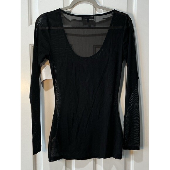 NEW ASOS Beaded Embellished Embroidered Sheer Long Sleeve Top Blouse Size 6 - Picture 5 of 5